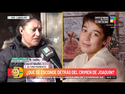 Exclusivo: habla la mamá de Joaquín Sperani