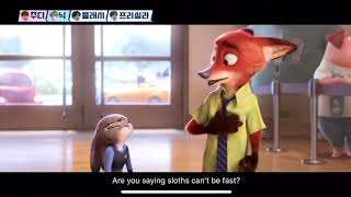 [Run BTS Ep. 109] Jin, J-Hope, Jimin, & Jungkook dubbing Zootopia