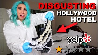 REVIEWING A NASTY 1 STAR HOTEL IN HOLLYWOOD *GROSS*