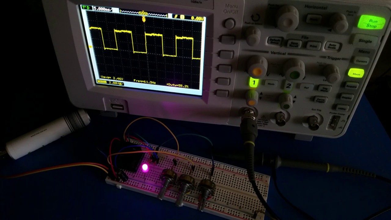 RGB LED Control with Tunable PWM Signals - YouTube