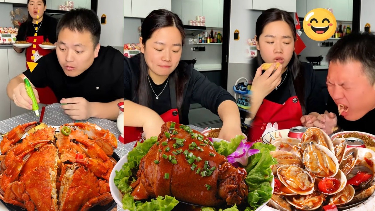 蠢老公胆子肥了竟敢放芥末到我最喜欢的蛋挞里，不料被我看到趁机调换，蛋挞整蛊计划翻车，老公：我知道错了