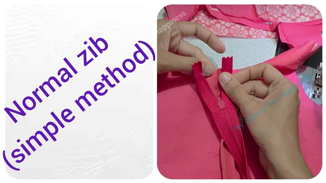 Normal zib (simple method) | Stitching malayalam