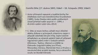 Architekt Camillo Sitte (1843-1903) a jeho tvorba v českých zemích a ve Vídni