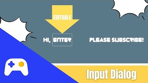 Input Dialog|Max2D Engine#max2d#gamedev
