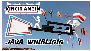 kitiran / kincir angin / whirligig ( windmill ) dari besi bekas.DIY