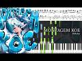 【ピアノ楽譜】MONTAGEM KOE / BellyJay【ソロ中〜上級】声を上げ