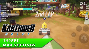 [144FPS] KARTRIDER DRIFT MOBILE MAX GRAPHICS TEST on POCO X4 GT