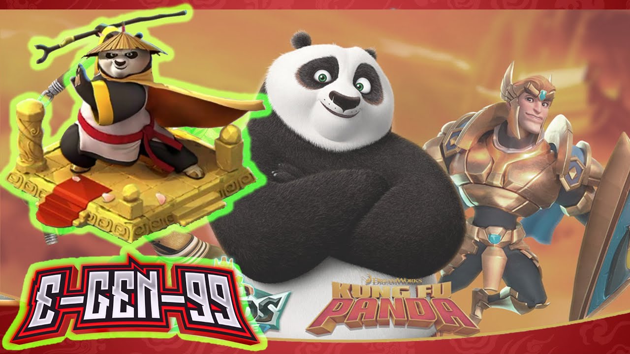 Lords Mobile kung Fu panda 1000 Boxes open Dragon Warrior Castle Skins Collab Event