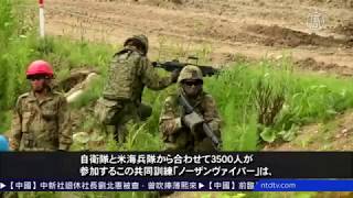北海道で最大規模の日米共同軍事訓練の実弾射撃を公開 20170817