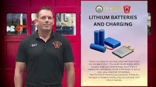 Fire Prevention Week Tips: Lithium Battery & Charging Safety - English
