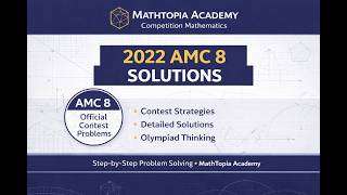 2022 AMC 8 Solutions  Problems 1-25