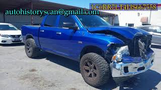 1C6RR7LT4HS667558 Ram 1500 Big Horn 4X4 57 Box 2017