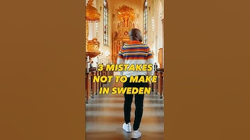 3 fouten die je niet moet maken in Zweden #zweden #reizen #reistips