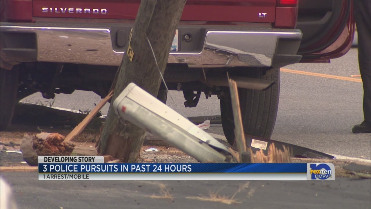 Three high speed police pursuits in 24-hours - YouTube
