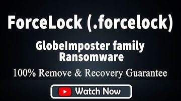 || SOLVED ✅|| ForceLock (.forcelock) ransomware virus - removal and decryption