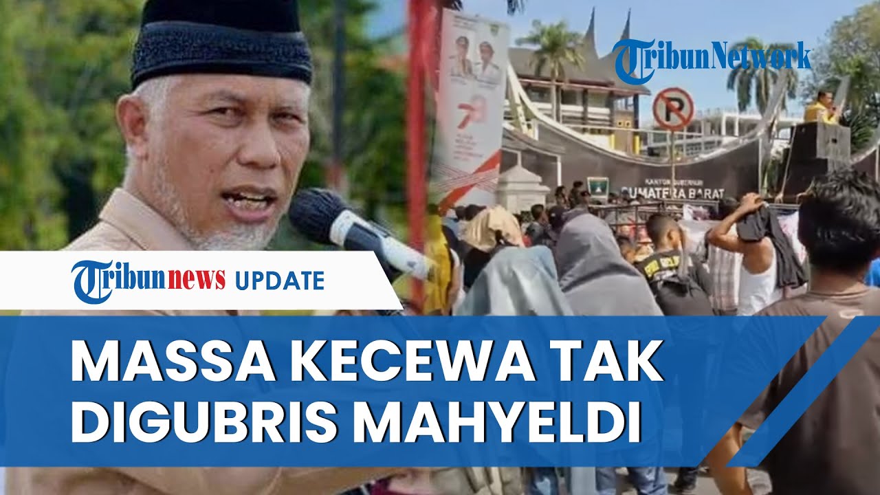 Demo Gubernur Sumbar soal Konflik Lahan Diwarnai Air Mata, Massa Kecewa Tak Ditemui Mahyeldi