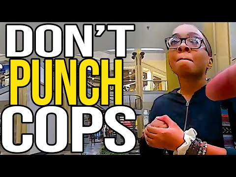 She Punches A Cop When Boyfriend Wont Spend Money On Her