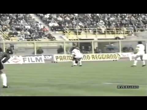 Serie A 1990-1991, day 27 Bologna - Roma (Detari, Turkyilmaz, Rizzitelli, Desideri, Völler)