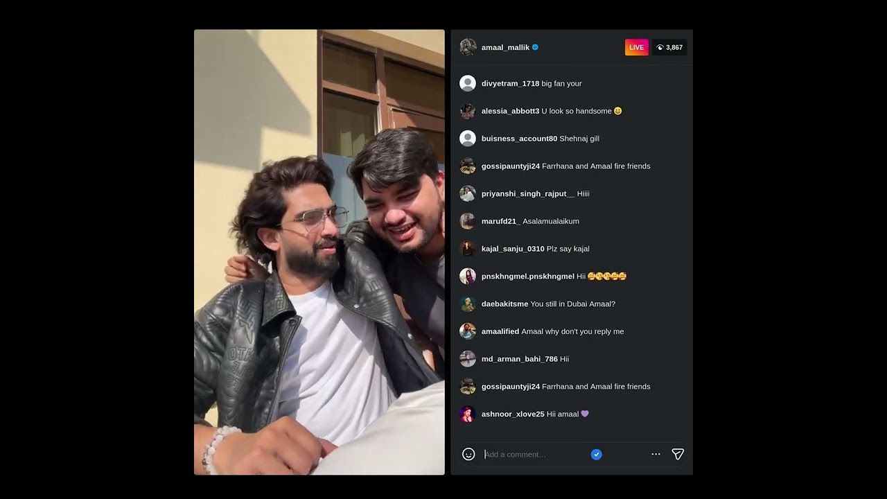 amaal mallik | instagram live| 2026 January 11