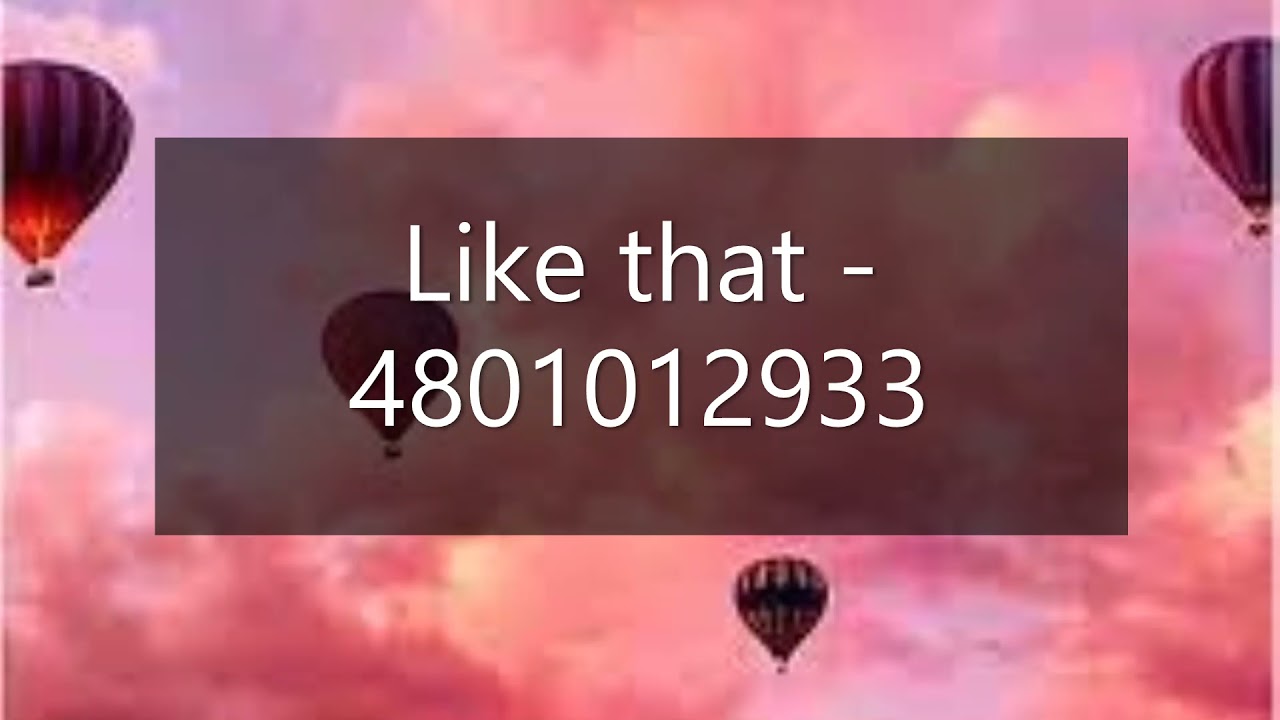 Like That Doja Cat Roblox Song ID YouTube 