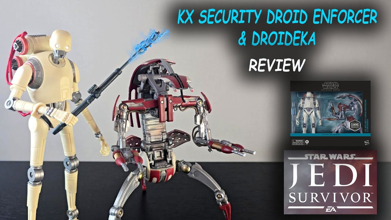 KX Security Droid Enforcer и Droideka (Star Wars Black Series) — ОБЗОР