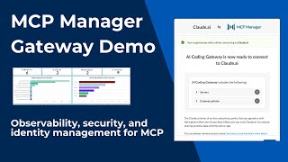MCP Manager Demo: MCP Gateway for Security, Observability, and Identity Management