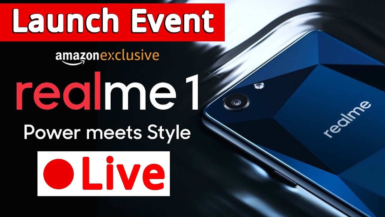 Realme 1 Launch Event Live Stream by Gizmo Gyan