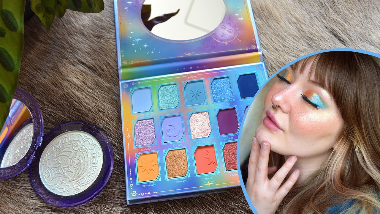 Oden's Eye Solmåne II | Orange and Teal shimmer look ✨