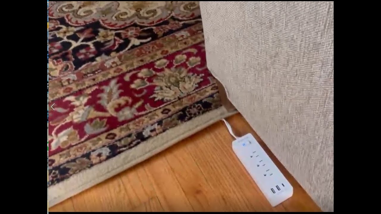 Leadchaung super thin cord under carpet,Leadchuang 0.28in flat plug power strip