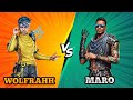 FREE FIRE WOLFRAHH VS MARO  GUN DAMAGE TEST WHOS BEST...