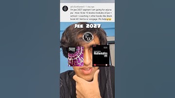 Books for JEE 2027‼️🔥#jee#pw#iit#shorts#jee2027#jee2026#jeewallah#motivation#jeewallah#unacademy