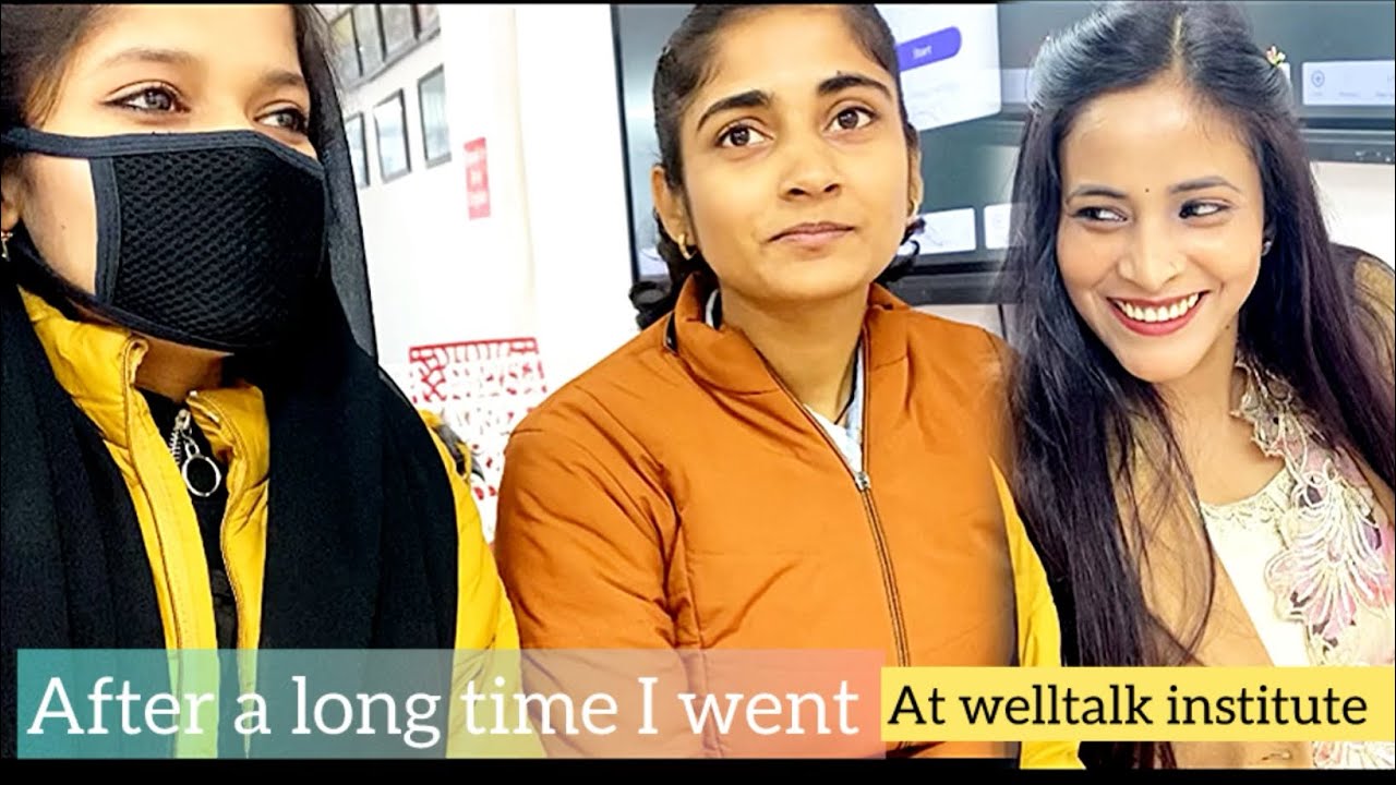 After a long time I went at my institute (welltalk institute)today’s presentation 2026 