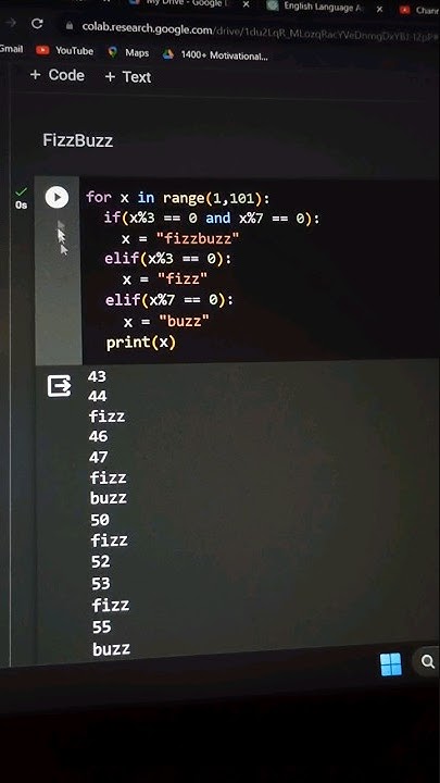 Let's Write ️ FizzBuzz in Python #python #fizzbuzz - YouTube