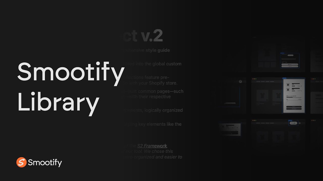 Smootify Library | Webflow & Shopify, connected! Smootify.io - YouTube