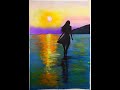 ЗАКАТ ГУАШЬЮ ДЛЯ НАЧИНАЮЩИХ 🌊ОЧЕНЬ ПРОСТО🌅SUNSET FOR BEGINNERS