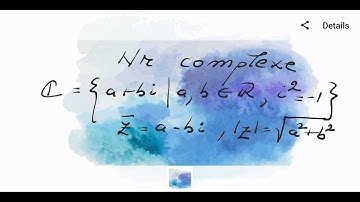 Numere complexe. Conjugatul unui numar complex. Modulul unui numar complex. Exercitii de Bacalaureat