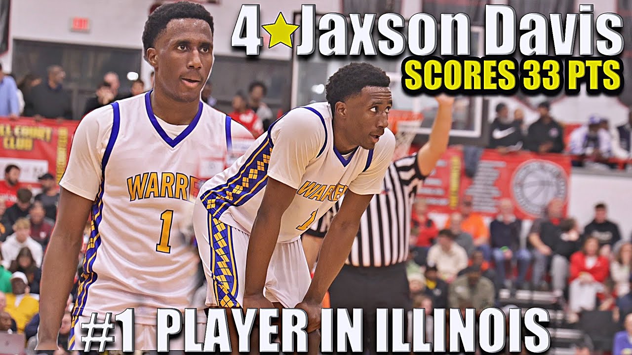 Jaxson Davis #1 PG In Illinois Just Went Off For 33pts