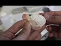 Carving a Sea Turtle from a Tiger Lucine shell