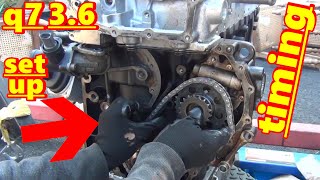 how to properly set timing on audi q7 quattro 4lb 3.6l vr6 engine bhk timing chain installation