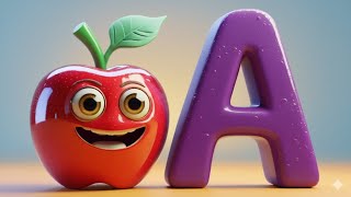 A for Apple B for Ball Phonics Song with Two Words ABC Alphabet Songs with Sounds for Kids Learning
