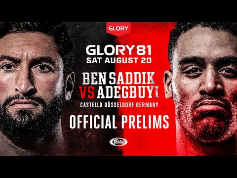 GLORY 81 OFFICIAL PRELIMS