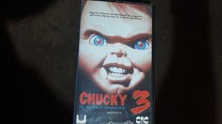 Chucky El Muñeco Diabólico 3 VHS Videovisa 1991