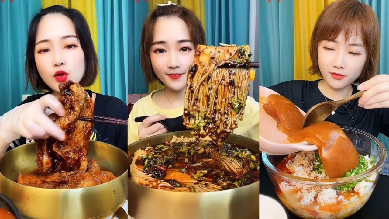 [YlYI] 이이 먹방, ASMR, Mukbang Chinese food eating show, 中國モッパン, 吃播