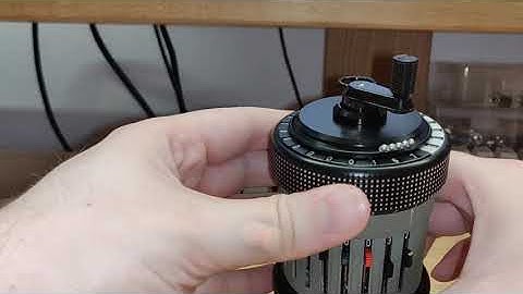 Curta Type II, subtraction