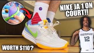 Nike JA 1 ON COURT Review!! Is Ja Morants FIRST Sneaker WORTH THE HYPE??