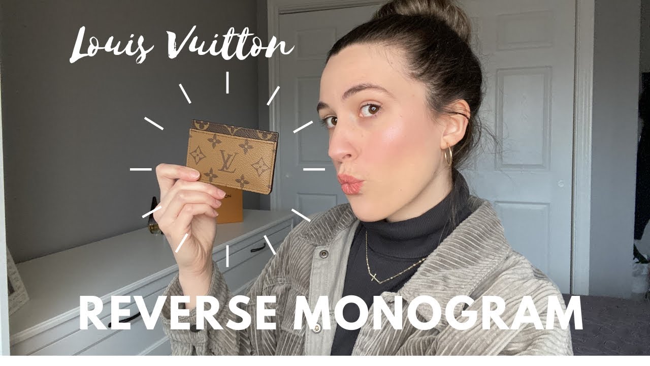 LOUIS VUITTON CARD HOLDER IN REVERSE MONOGRAM * What Really Fits Inside *  Review Wear & Tear 