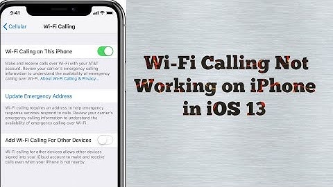 How to Fix Wi-Fi Calling Not Working on iPhone in iOS 12.4.1/13