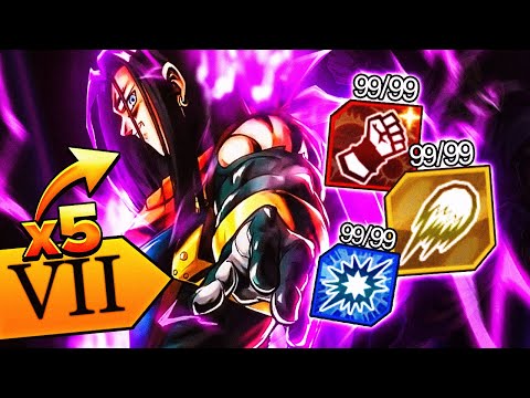 5x ZENKAI BUFFED LF SUPER 17 IS UNSTOPPABLE! FULL POWER OF THE NEW