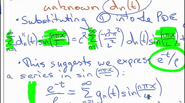 PDEs - Separation - Time dependent NH - wave equation
