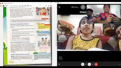 Class-4 EVS Chapter-1: Our Extended Family